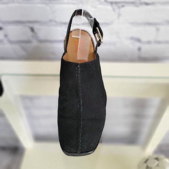 Michael Kors platform mules in black  suede SZ 6 M - Picture 2 of 7